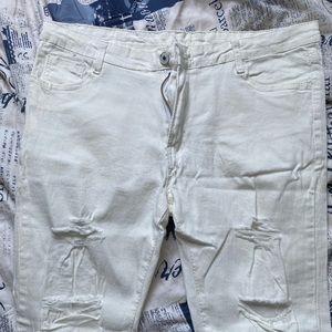 Zaful ripped skinny jeans